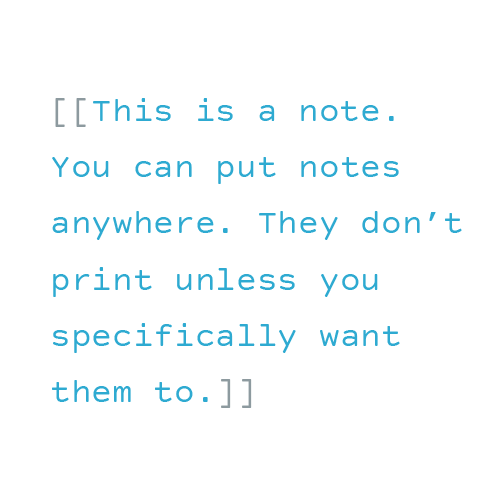 Notes